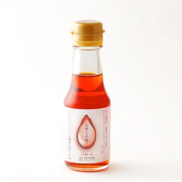 セサミの雫 らー油 ～ エクストラバージンセサミシード・チリオイル ～ 【 85g瓶 】