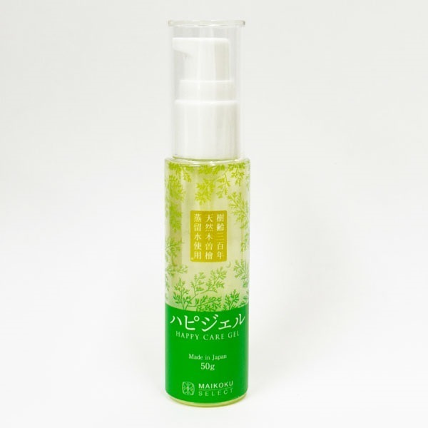 ハピジェル 50g【樹齢300年天然木曽檜蒸留水使用・歯磨きジェル】
